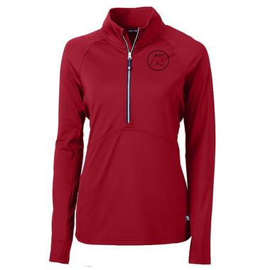 Half Zip Pullover  - Cardinal Red