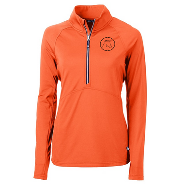 Half Zip Pullover - College Orange