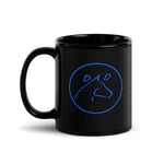 Dad Black Glossy Mug