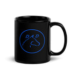 Dad Black Glossy Mug