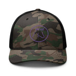 Camouflage trucker - Purple