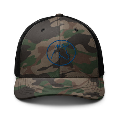 Camouflage trucker - Blue