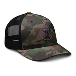 Camouflage trucker - Purple