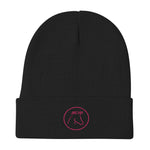 Beanie Black/Hot Pink