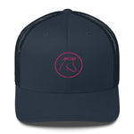 Trucker Cap - Navy/Pink