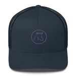 Trucker Cap - Navy/Purple