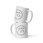 Dad White glossy mug